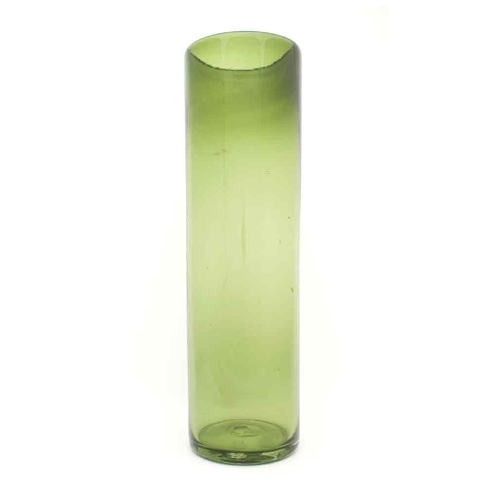 Olive straight vase - tall