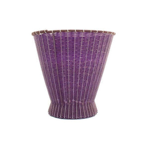 Aubergine paper basket