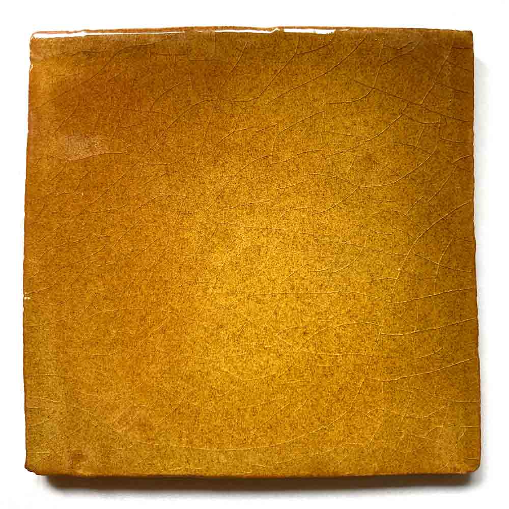 Honey hand made tile 10.5 x 10.5cm