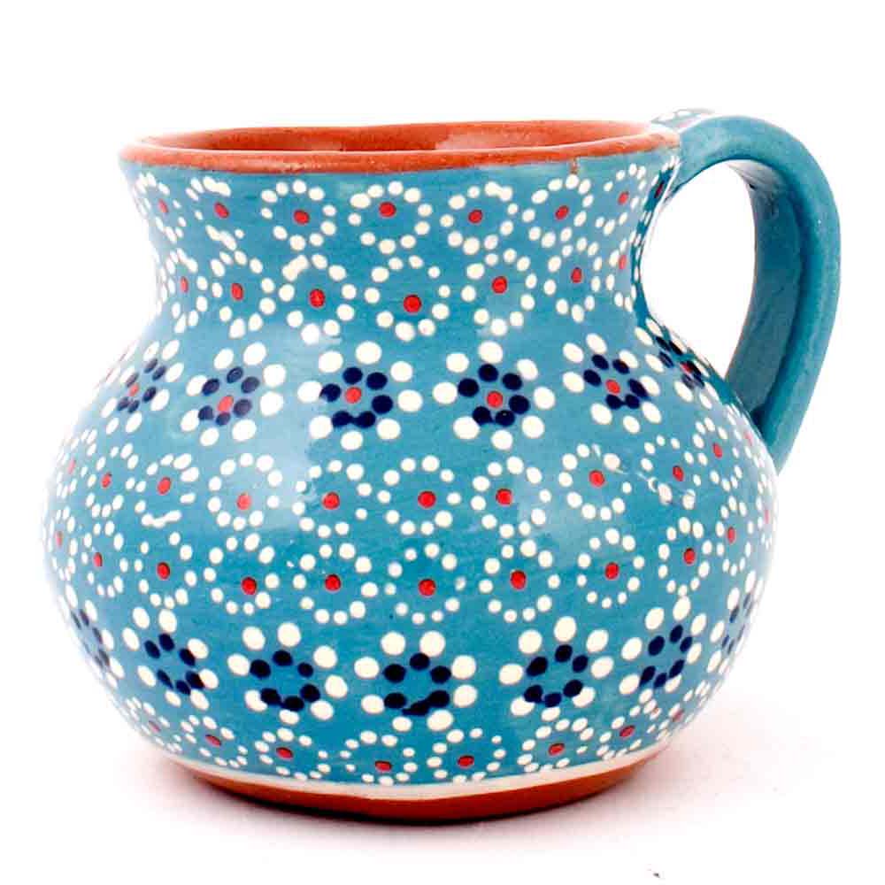 Capula pottery ‰ÛÒ turquoise round mug