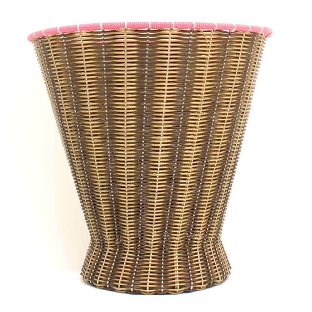 Chocolate & gold paper basket