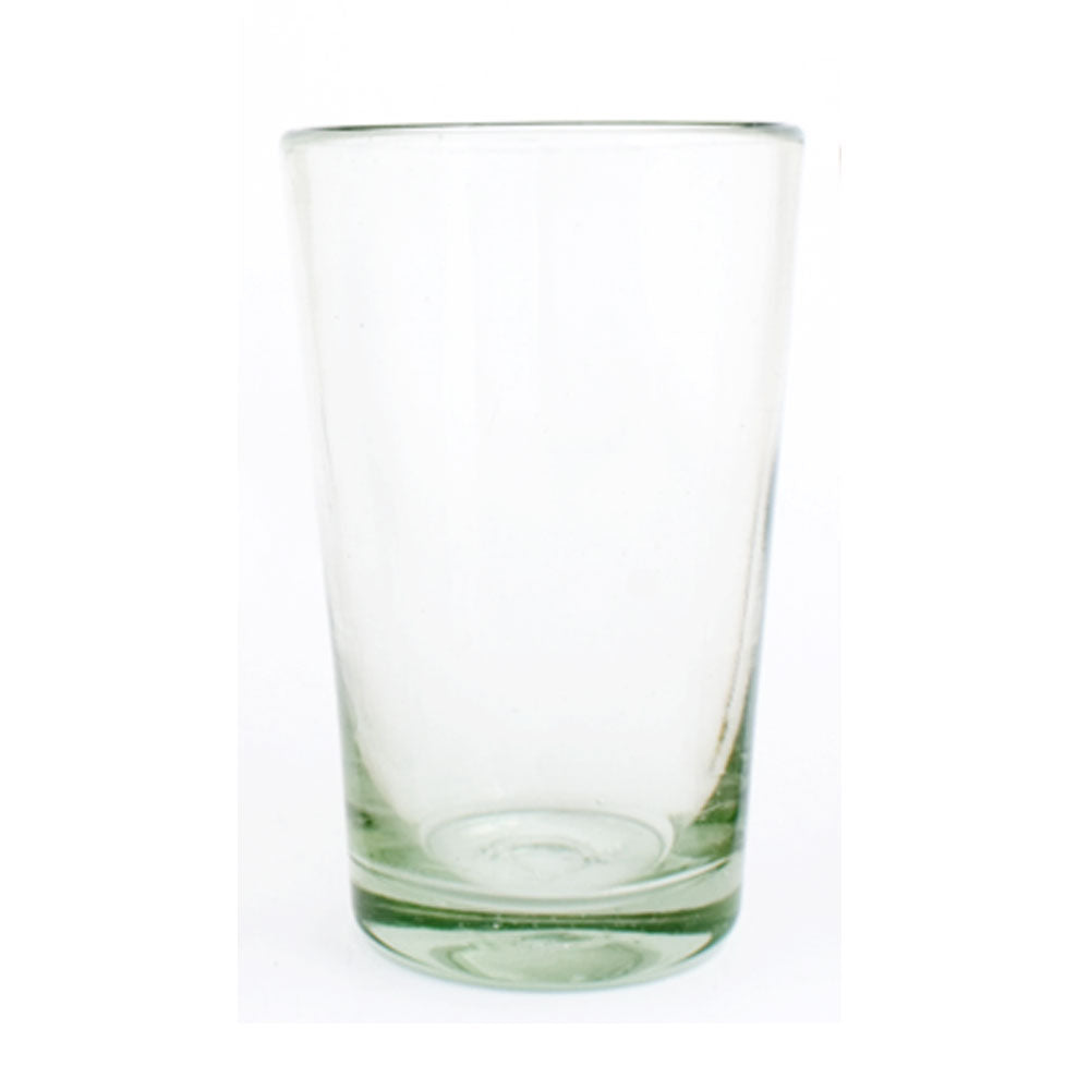 Clear flared tumbler