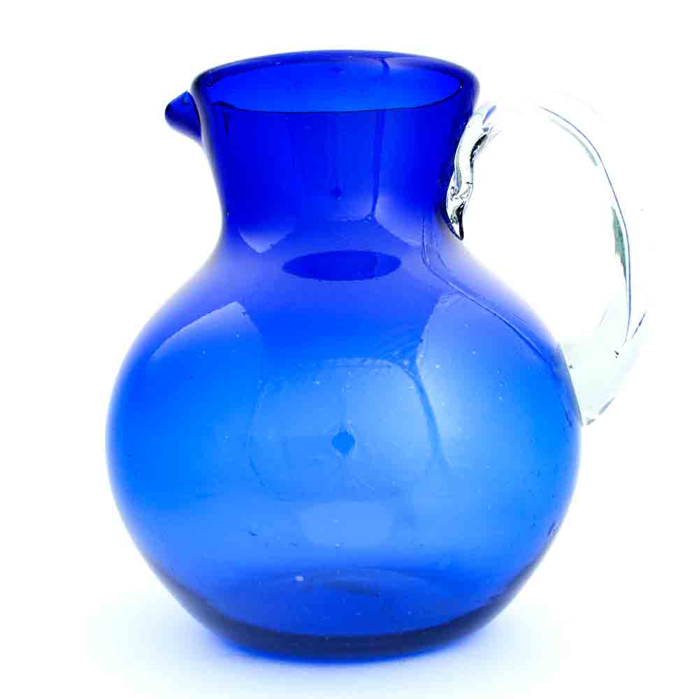 Blue round jug