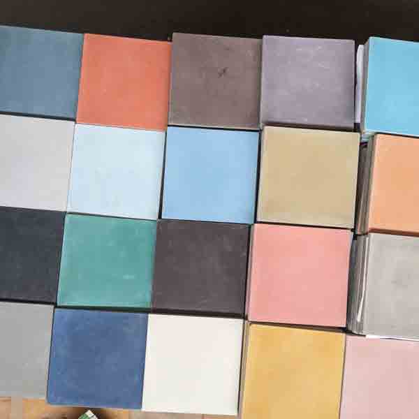 Coloured encaustic tiles – Clearance