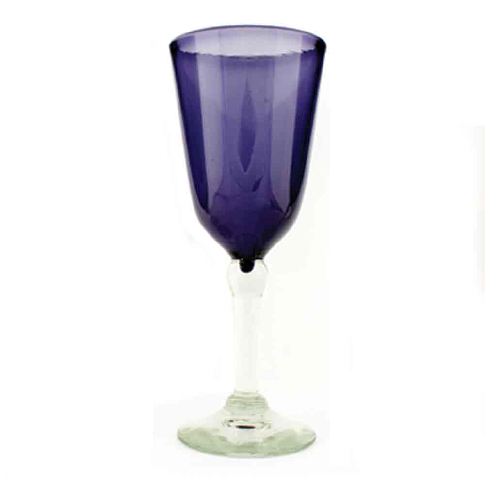 Grape bell wine glass