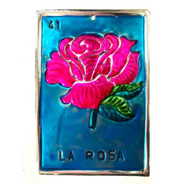 Tin loteria card ‰ÛÒ la rosa