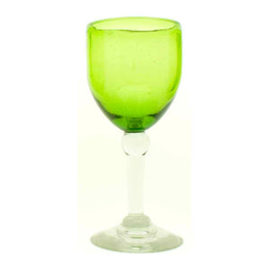 Lime wine glass