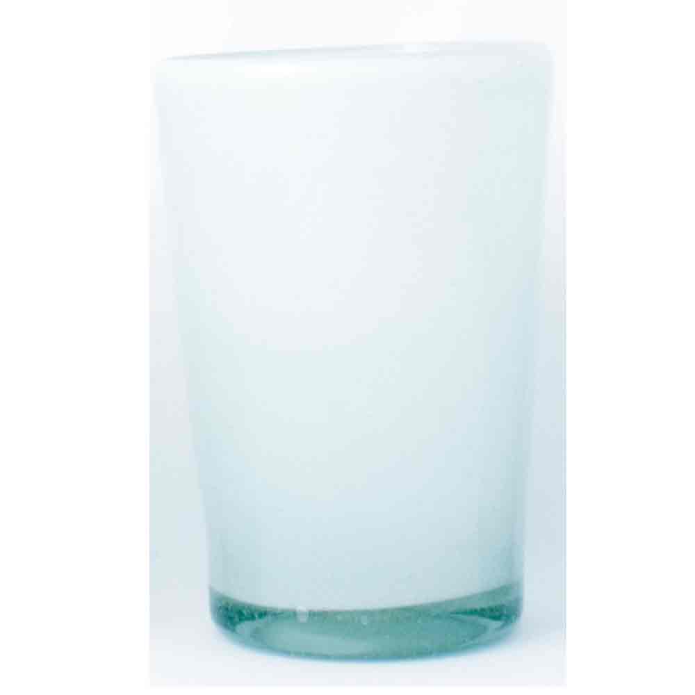 Milky white tumbler