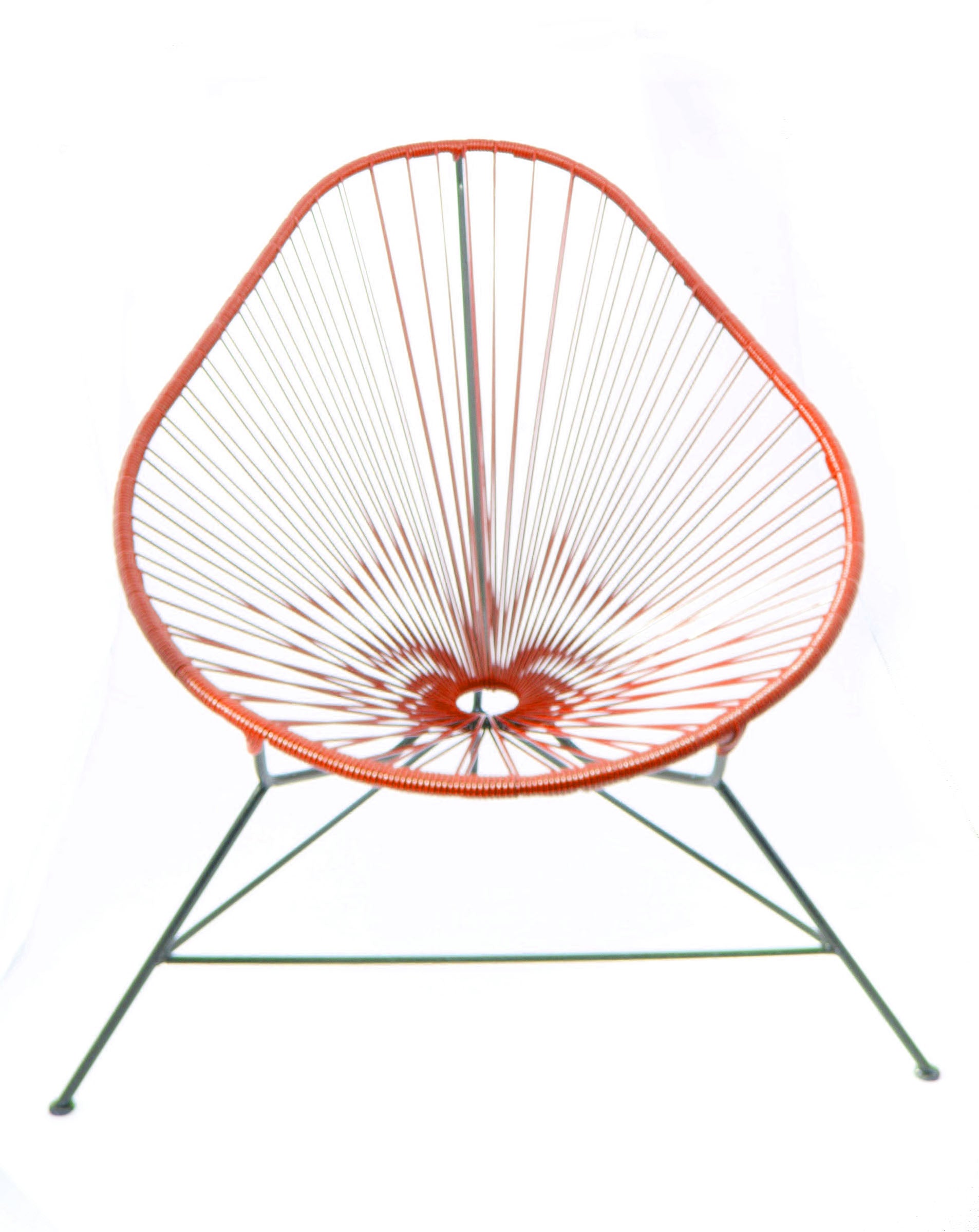 Orange acapulco chair