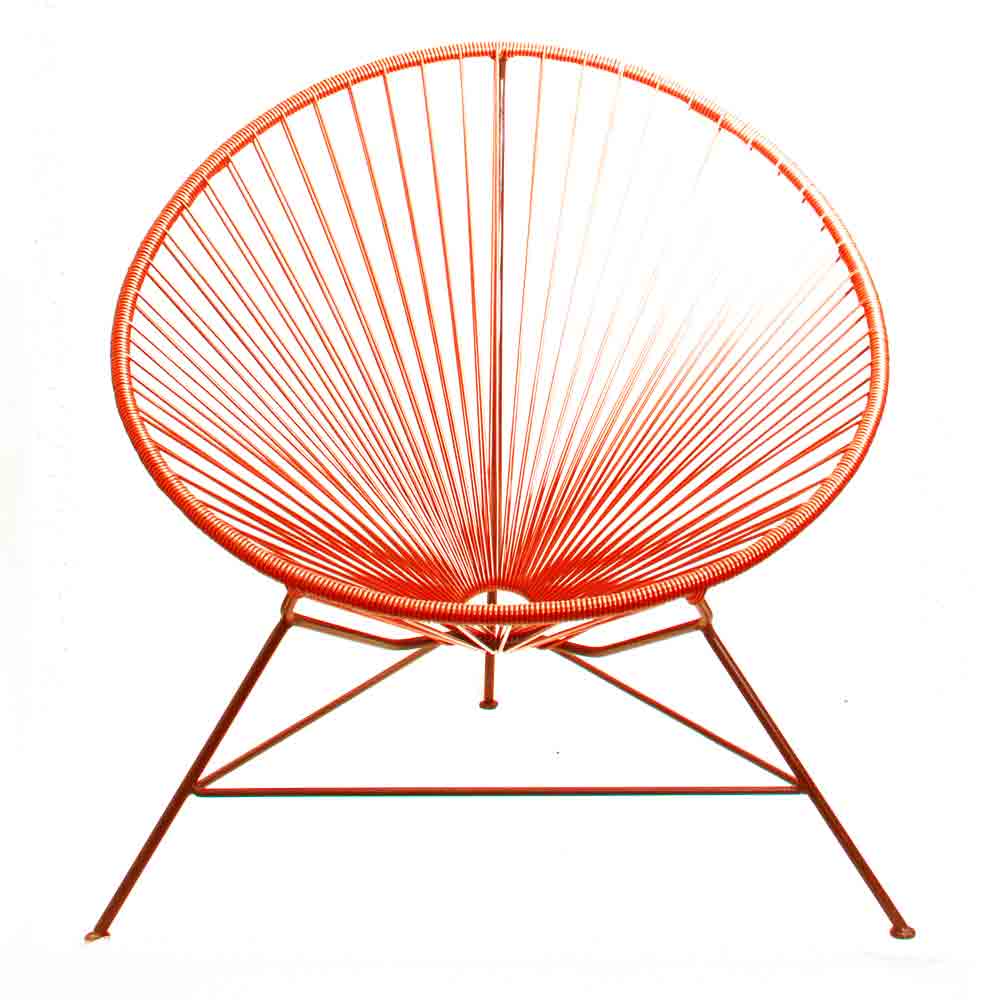 Orange condessa chair