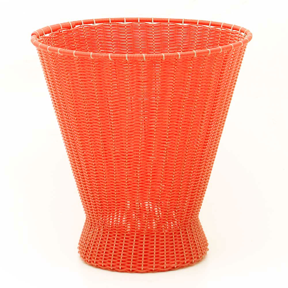 Orange paper basket
