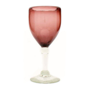 Plum wine glass