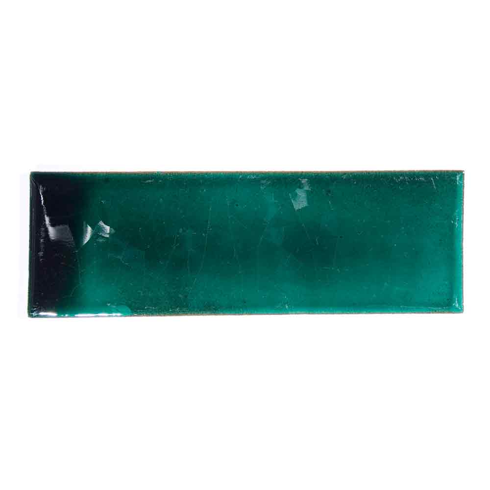 Special Green brick tile 7 x 21cm