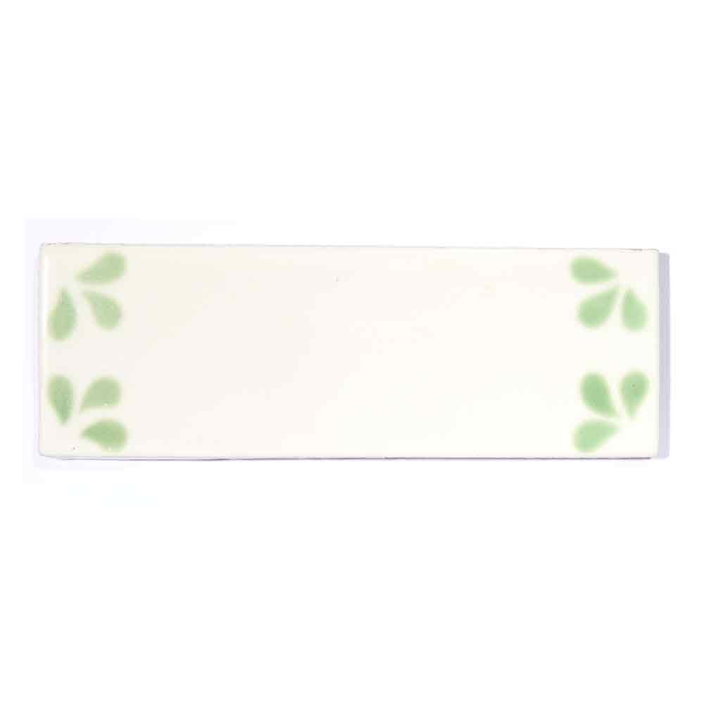 Ville green brick tile 7 x 21cm