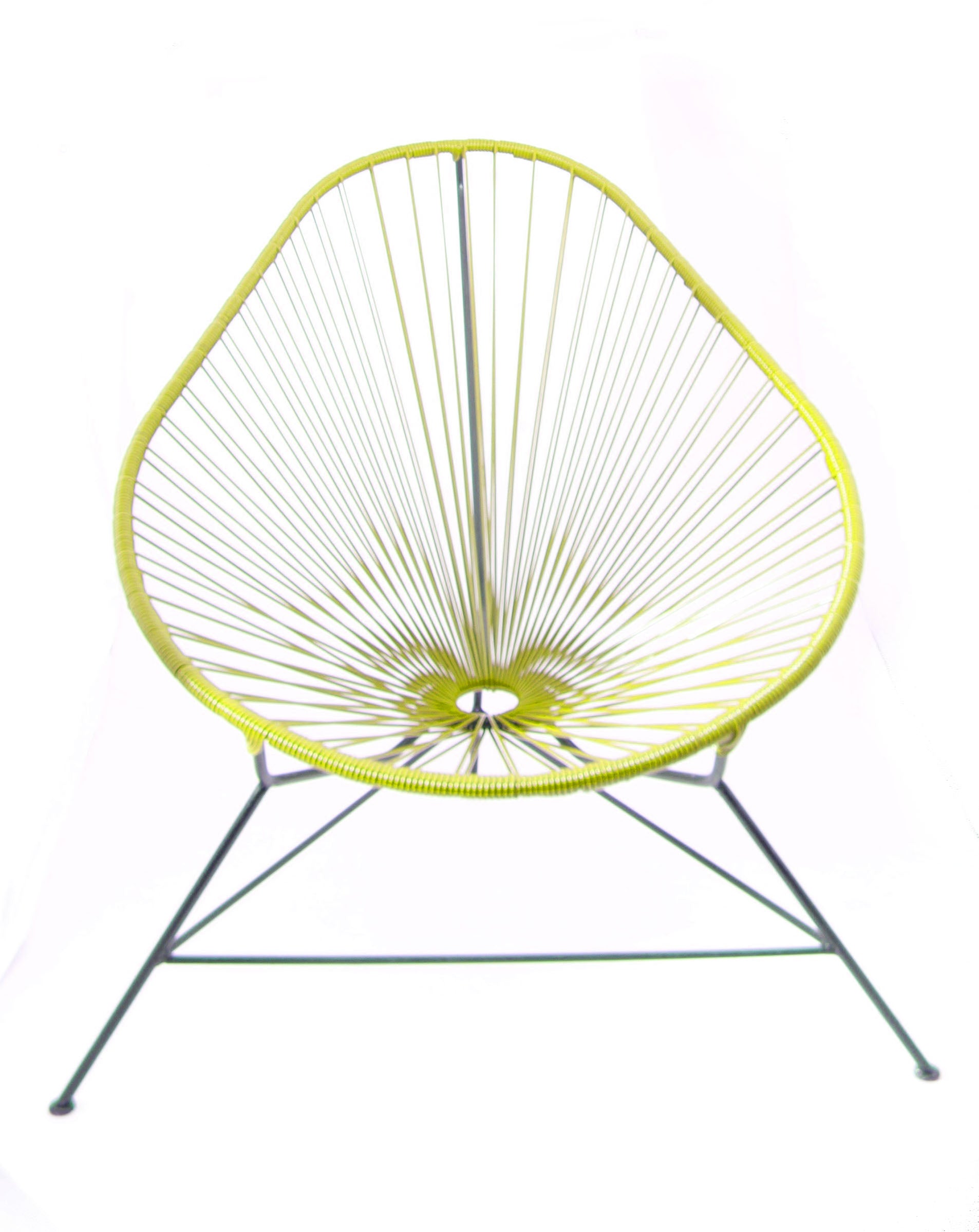 Yellow acapulco chair